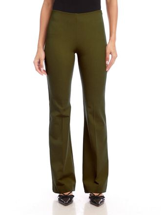 Fifteen Twenty City Bootcut Pants In Olive