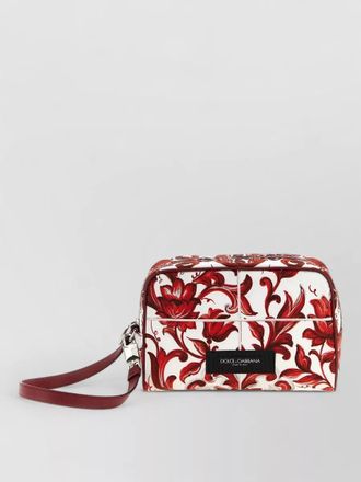 Dolce & Gabbana essenza clutch handbag adjustable strap floral