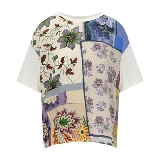 Max Mara T-Shirts, female, Multicolor, Size: S Pampas Floral T-Shirt