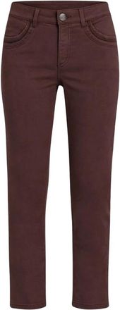 2-Biz Slim-fit Broeken - Dames - Slim Fit Broeken - Paars - XL - Broeken