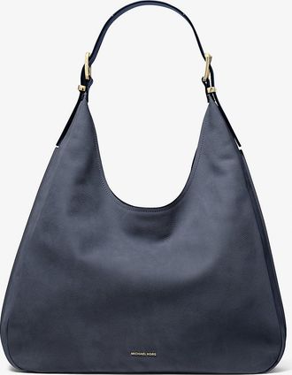Michael Kors Nolita Large Nubuck Hobo Shoulder Bag