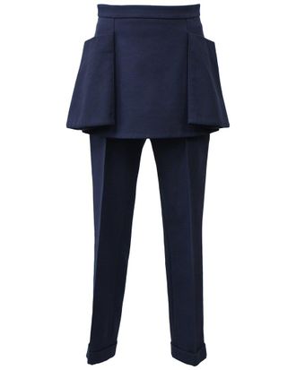 Dior Straight-Leg Trousers With Skirt, Size Fr, 34 (Authentic Pre-Loved)