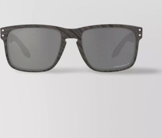 Oakley rectangular sunglasses with dark lenses and textured finish