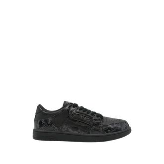 Amiri Schoenen, Heren, Zwart, 43 EU, Leer, Skel Top Low