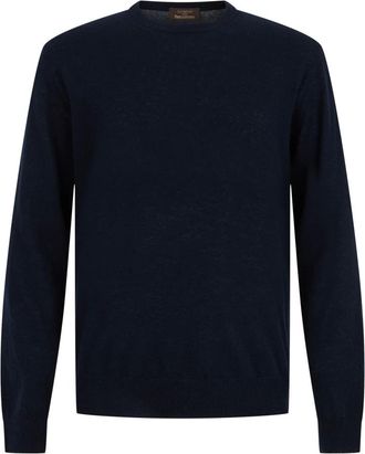 Slowear Maglione in Cashmere - - Knitwear - Uomo - Blu - M