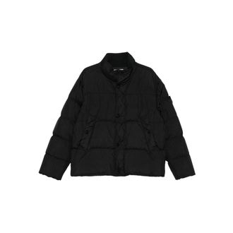 Stone Island Outerwears Nero-Uomo
