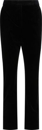Max Mara Womens Velvet Pants - Black Cotton - Size EU 44 (Womens)