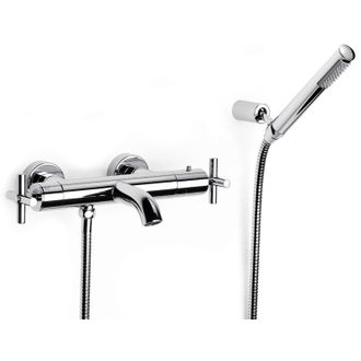 Roca Roca - Grifo Termost&aacute;tico Exterior Para Ba&ntilde;o-ducha Con Ducha De Mano Loft