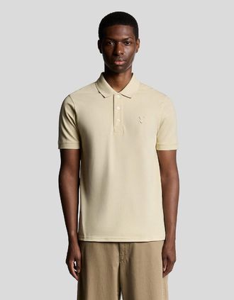 Lyle & Scott Lyle And Scott Mens Superfine Polo Shirt - Cream - Size: 38