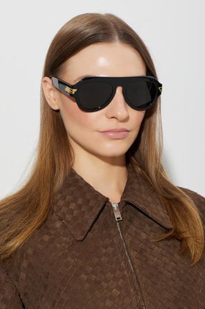 Bottega Veneta Sunglasses, Unisex, Black