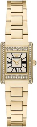Emporio Armani Mother-of-Pearl Bracelet Watch, 26mm in Gold at Nordstrom