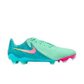 Nike Mens Nike Phantom GX II Academy LV8 FG/MG Green Glow/Black FJ2553-300