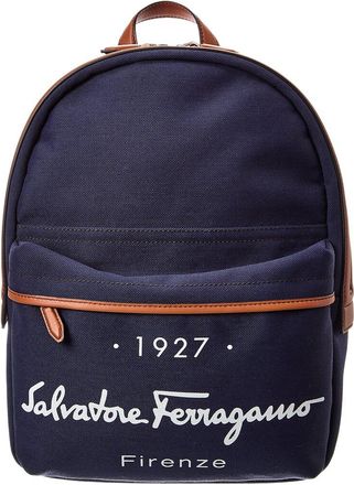Ferragamo Ferragamo Canvas & Leather Backpack