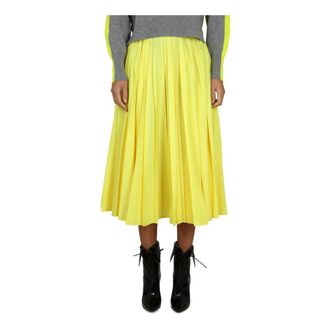 Philosophy di Lorenzo Serafini Midi Skirts, female, Yellow, Size: S Taffeta Skirt