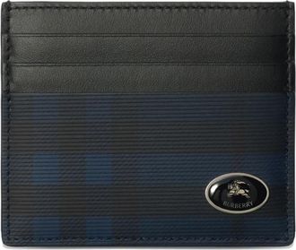 Burberry Portacarte a quadri - Blu