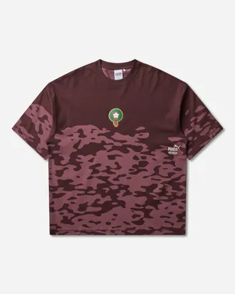 Puma Men s Morocco x Salehe Bembury KING Oversized T-Shirt Chocolate Brown