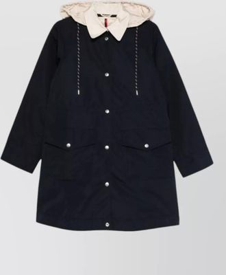 Moncler begonia hooded jacket drawstring waist pockets