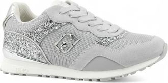 Liu Jo Maxi Wonder Low 02 - Dames - Sneakers - Grijs - 38 EU - Leer - Schoenen