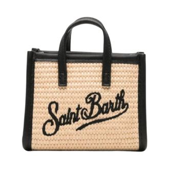 MC2 Saint Barth Tote Bags, female, Beige, Size: ONE SIZE Vivian Micro Tote