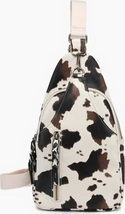 Jen & Co. Womens Nikki Compartment Sling Pack Bag In Cow