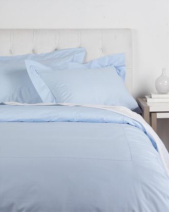 Maurizio Italy Solid Single Hemstitch Duvet Set