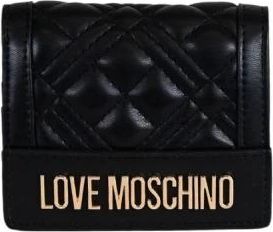 Love Moschino Quilted Zip-Around Portemonnee - Dames - Portefeuilles - Zwart - ONE Size - Accessoires