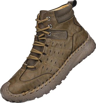 Generic Barefoot Shoes Mens, Waterproof Outdoor Work Shoes with Arch Support Non-Slip Outdoor Thermal Shoe Fashion Leisure Warm Snow Boot Waterproof Walking f