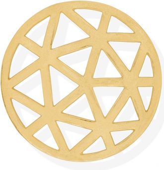 Tiramisu Gilded Modern Facet Handcrafted Aluminum Trivet