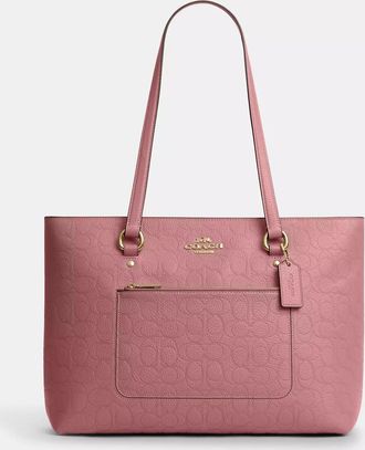 Coach Station Tote Bag In Signature Leather