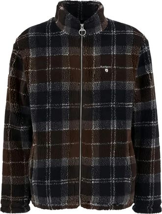 Barbour Tartan Fleece Zip Through - Heren - Zomerjassen - Veelkleurig - S - Polyester - Jassen