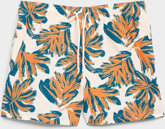 Jack & Jones Mens Hibiscus forest swim trunk