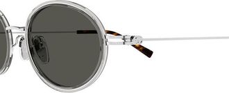Gucci Unisex Sunglasses Grey Injection Eyewear