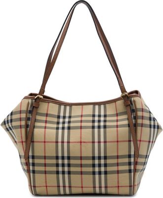 Burberry Pre-owned Burberry Small Haymarket Check Nylon Canterbury Tote Ladies FOSJRC1XDEYRL3R1