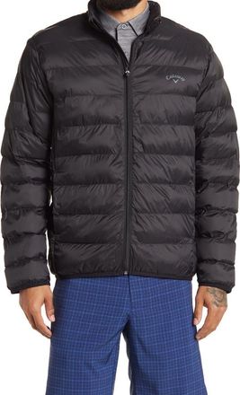 Callaway Callaway Golf Faux Down Puffer Jacket in Caviar at Nordstrom Rack, Size Xx-Large