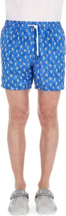 Barba Quick-Dry Cactus Print Swim Shorts
