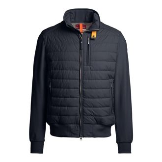 Parajumpers Winter Jackets, male, Blue, Size: XL Elliot Hybrid Sweatshirt