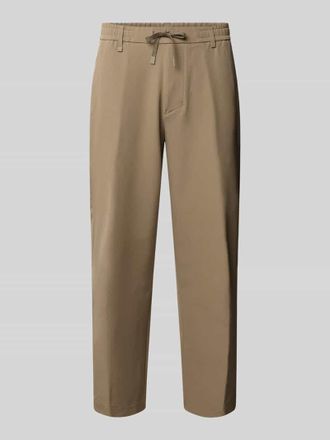 HUGO BOSS Tapered Fit Anzughose aus b&uuml;gelleichtem Material Modell T_CONVERT in Beige, Gr&ouml;&szlig;e 46
