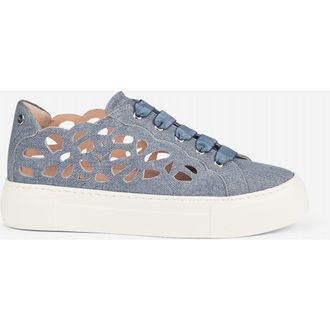 AGL Mandi Laser-cut Sneaker in Denim Effect at Nordstrom, Size 39.5