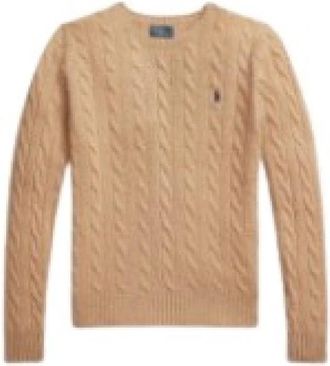 Polo Ralph Lauren Pullover met lange mouwen - Dames - Ronde hals truien - Beige - XS - Truien & Vesten