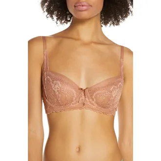 Skarlett Blue Minx Underwire Balconette Bra in Gleam at Nordstrom, Size 38Dd
