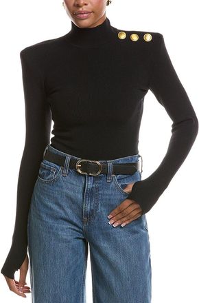 L'agence LAgence Jennis Mock Neck Knit Bodysuit