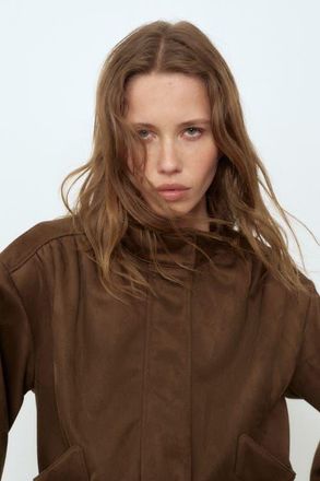 H&M Jacket in Brown at Nordstrom, Size Xx-Large