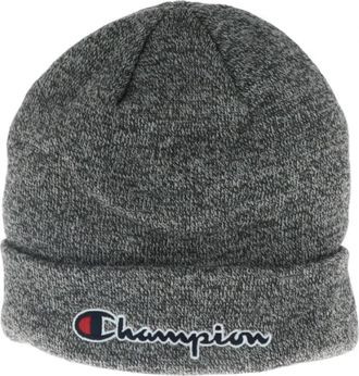 Champion Grijs Gebreide Beanie - Heren - Hoeden - Grijs - ONE Size - Accessoires