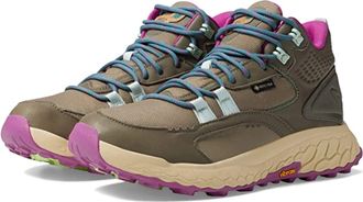New Balance Foam X Hierro Mid WTHIMCLE Womens Brown Hiking Shoes DWA2679