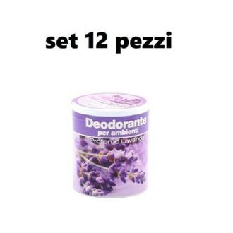 Trade Shop Trade Shop - Set 12 Deodoranti Barattolo Profumo Ambiente Assorbi Odori Fragranza Lavanda