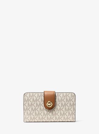 Michael Kors MK Pop Charm Medium Signature Logo Wallet