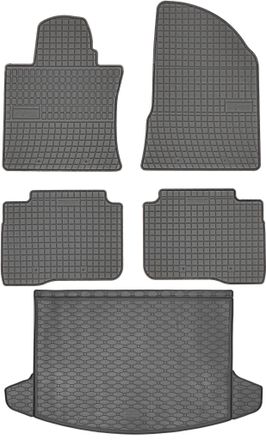 OEM Ssangyong Korando Iv Suv De 2019 (juego) - Alfombrillas De Goma Para Coche + Alfombrilla Para Maletero
