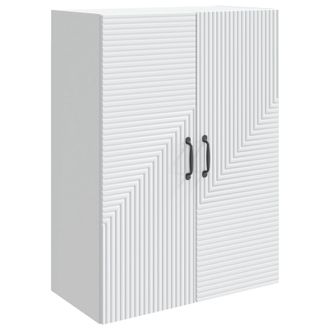 vidaXL Armario De Pared Blanco 66 X 34,5 X 90 Cm Madera De Ingenier&iacute;a Vidaxl