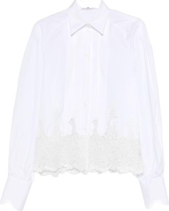 Ermanno Scervino Cotton Embroidered Shirt
