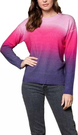 27 Miles Malibu Tait Ombre Cashmere Sweater In Twilight